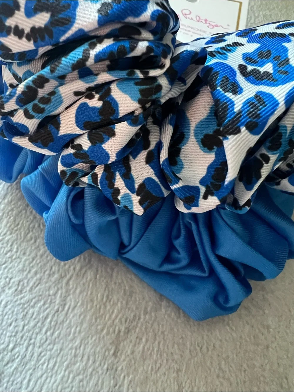 {Lilly Pulitzer} Brand New Satin Large Scrunchie Set